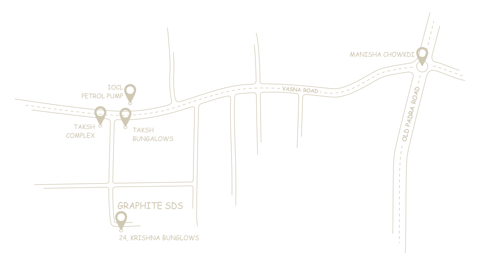 Studio location map